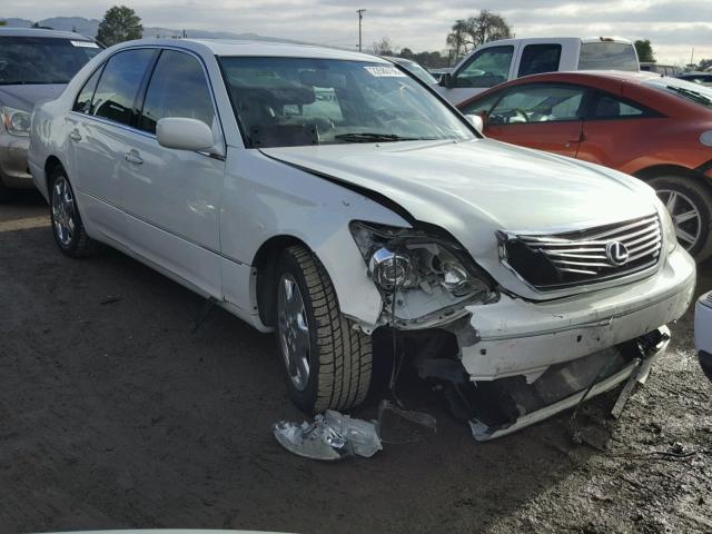 JTHBN36F040129979 - 2004 LEXUS LS 430 WHITE photo 1