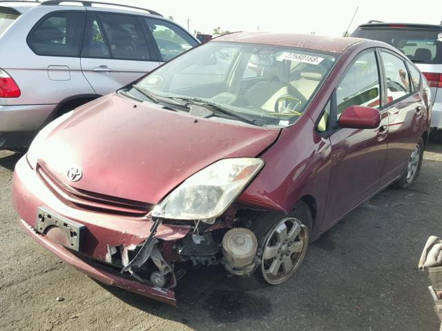 JTDKB20U457005900 - 2005 TOYOTA PRIUS RED photo 1