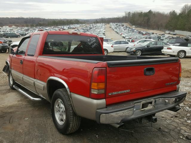 2GCEC19T5X1203139 - 1999 CHEVROLET SILVERADO RED photo 3