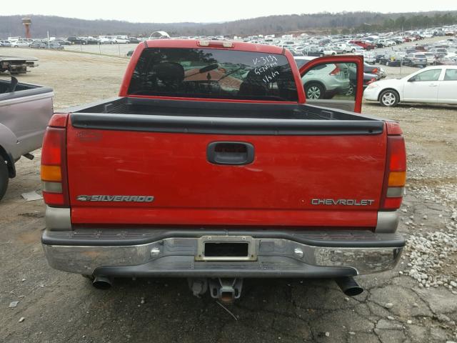 2GCEC19T5X1203139 - 1999 CHEVROLET SILVERADO RED photo 6