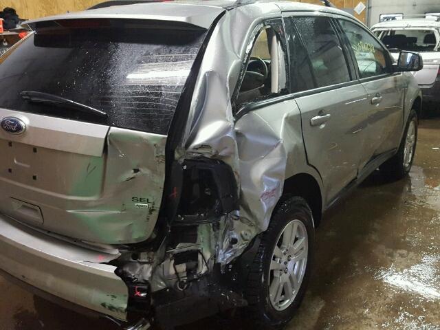 2FMDK48C08BB22476 - 2008 FORD EDGE SEL SILVER photo 9