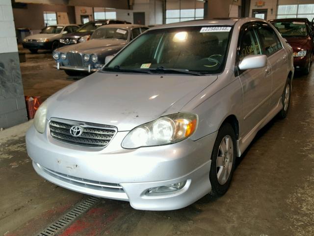 2T1BR30E97C773626 - 2007 TOYOTA COROLLA CE SILVER photo 2