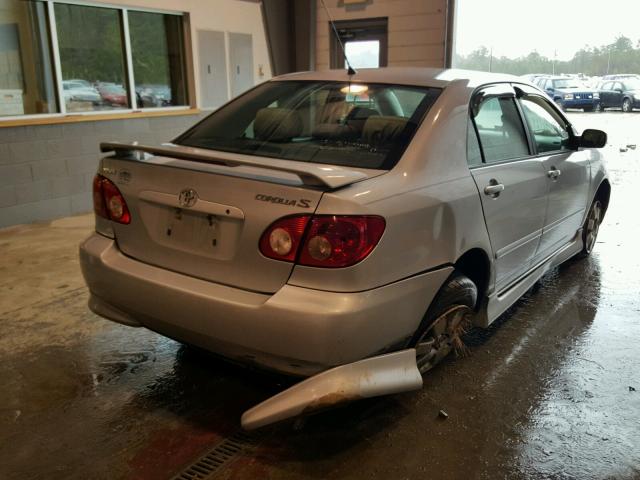 2T1BR30E97C773626 - 2007 TOYOTA COROLLA CE SILVER photo 4