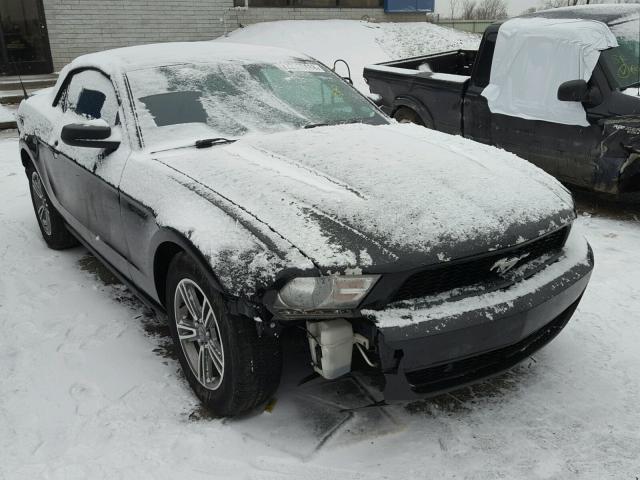 1ZVBP8EM8C5222496 - 2012 FORD MUSTANG BLACK photo 1