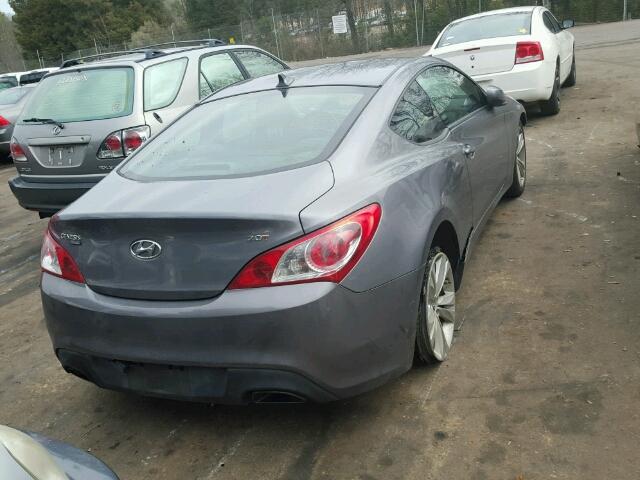 KMHHT6KD9BU054434 - 2011 HYUNDAI GENESIS CO CHARCOAL photo 4