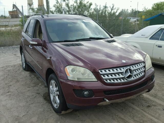 4JGBB75E56A055848 - 2006 MERCEDES-BENZ ML 500 MAROON photo 1