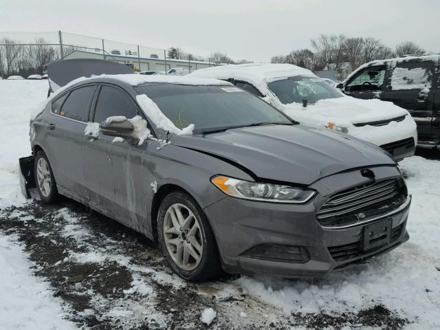 3FA6P0HR7ER264029 - 2014 FORD FUSION SE GRAY photo 1