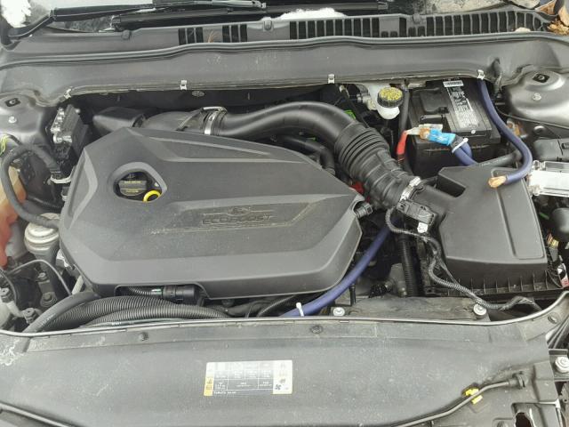 3FA6P0HR7ER264029 - 2014 FORD FUSION SE GRAY photo 7