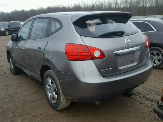 JN8AS5MT6BW175518 - 2011 NISSAN ROGUE S CHARCOAL photo 3