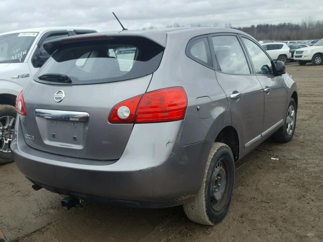 JN8AS5MT6BW175518 - 2011 NISSAN ROGUE S CHARCOAL photo 4