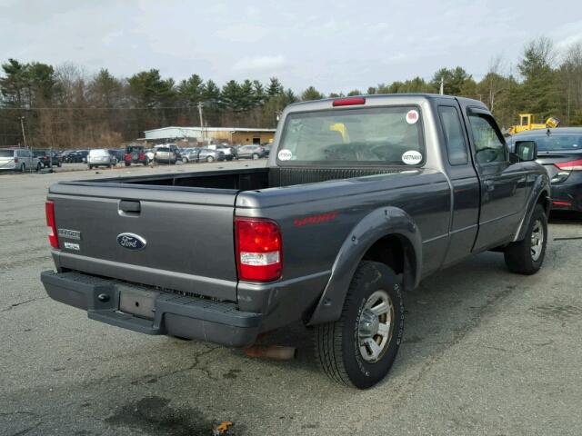 1FTYR14U66PA36237 - 2006 FORD RANGER SUP GRAY photo 4