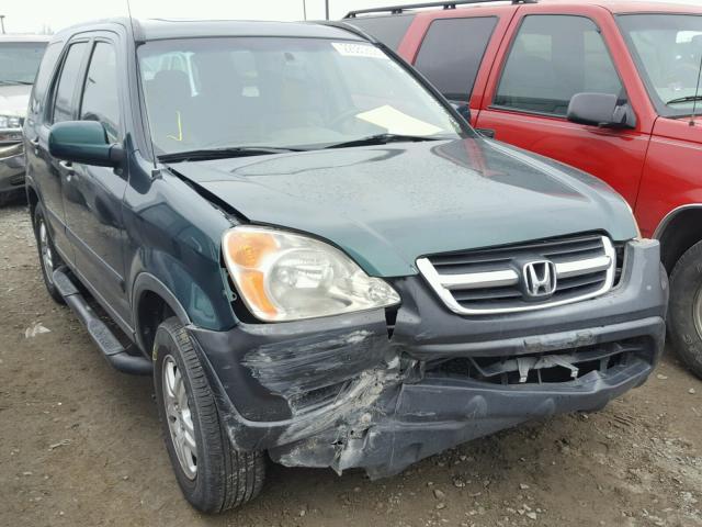 JHLRD788X4C012727 - 2004 HONDA CR-V EX GREEN photo 1