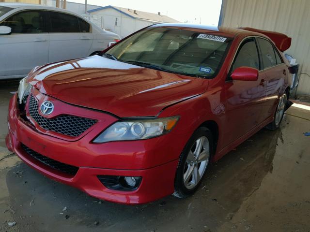 4T1BF3EKXAU506671 - 2010 TOYOTA CAMRY BASE RED photo 2