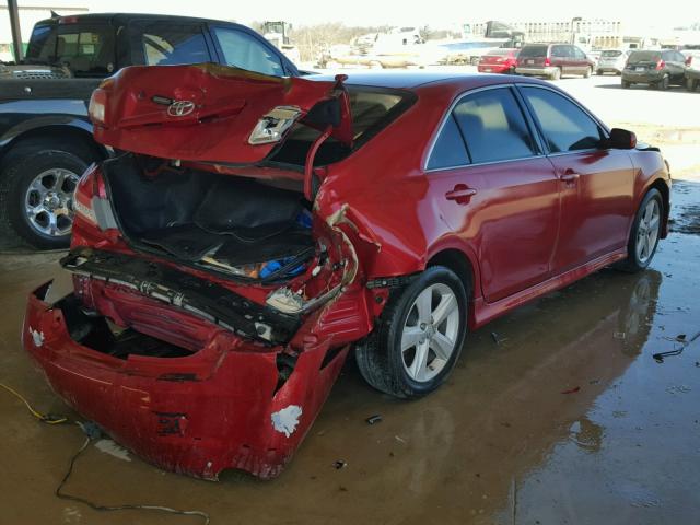 4T1BF3EKXAU506671 - 2010 TOYOTA CAMRY BASE RED photo 4