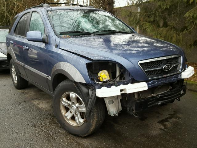 KNDJD733865540439 - 2006 KIA SORENTO EX BLUE photo 1