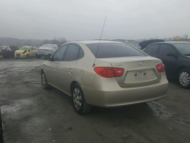 KMHDU46D97U080971 - 2007 HYUNDAI ELANTRA GL TAN photo 3