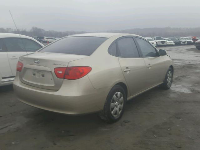 KMHDU46D97U080971 - 2007 HYUNDAI ELANTRA GL TAN photo 4