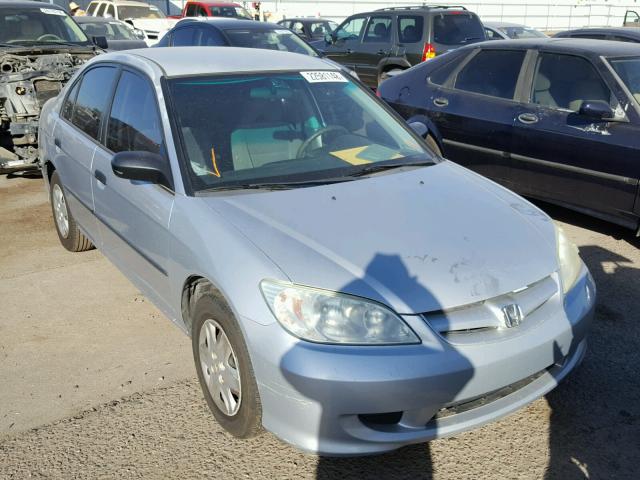 2HGES16374H643892 - 2004 HONDA CIVIC DX V SILVER photo 1