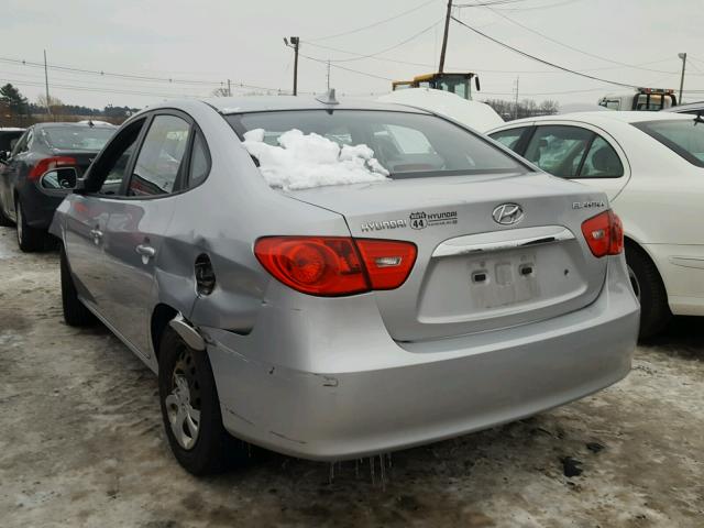 KMHDU4AD9AU826558 - 2010 HYUNDAI ELANTRA BL SILVER photo 3