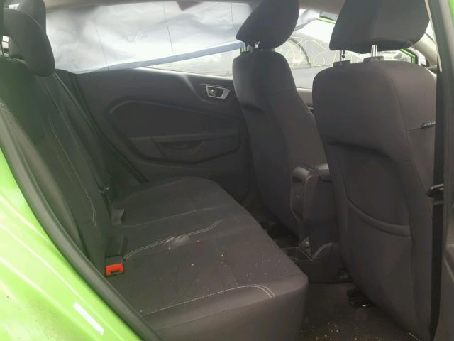 3FADP4BJ9EM130654 - 2014 FORD FIESTA SE GREEN photo 6