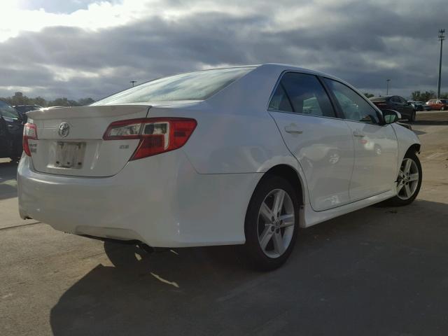 4T1BF1FK7CU148757 - 2012 TOYOTA CAMRY BASE WHITE photo 4