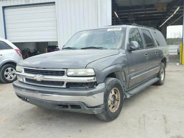 3GNFK16T1YG154680 - 2000 CHEVROLET SUBURBAN K GRAY photo 2