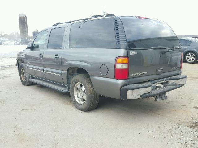 3GNFK16T1YG154680 - 2000 CHEVROLET SUBURBAN K GRAY photo 3