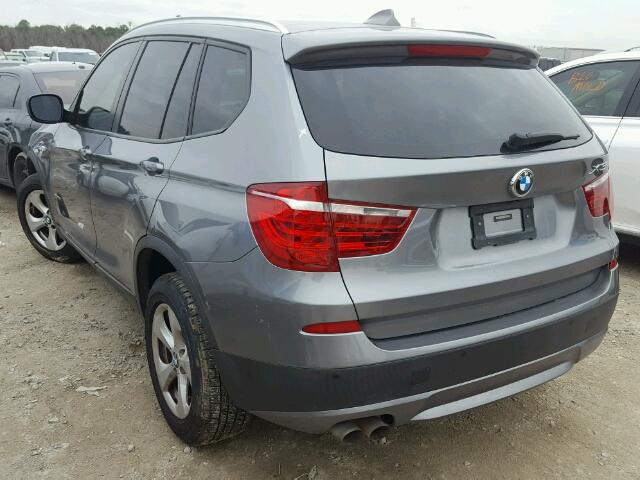 5UXWX5C55BL712661 - 2011 BMW X3 XDRIVE2 Szary zdjęcie 3