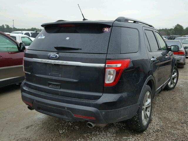 1FMHK7F8XCGA51953 - 2012 FORD EXPLORER L BLACK photo 4