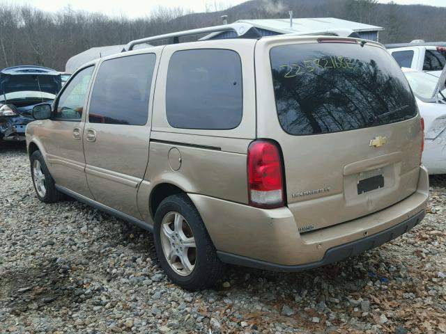 1GNDV33L26D163090 - 2006 CHEVROLET UPLANDER L 金色 照片 3