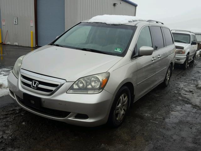 5FNRL38686B417515 - 2006 HONDA ODYSSEY EX SILVER photo 2