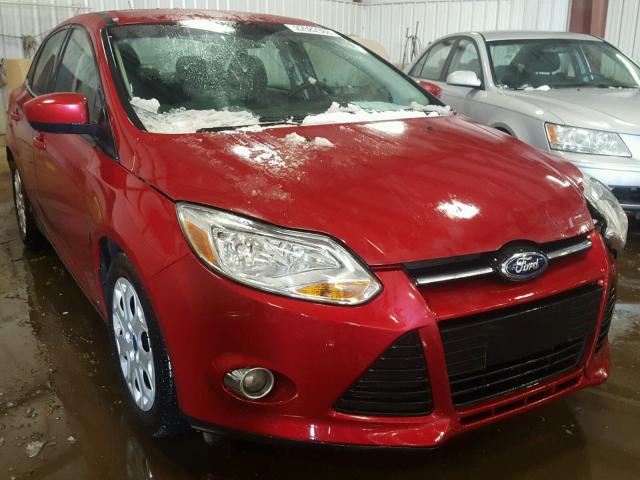 1FAHP3F24CL391199 - 2012 FORD FOCUS SE RED photo 1