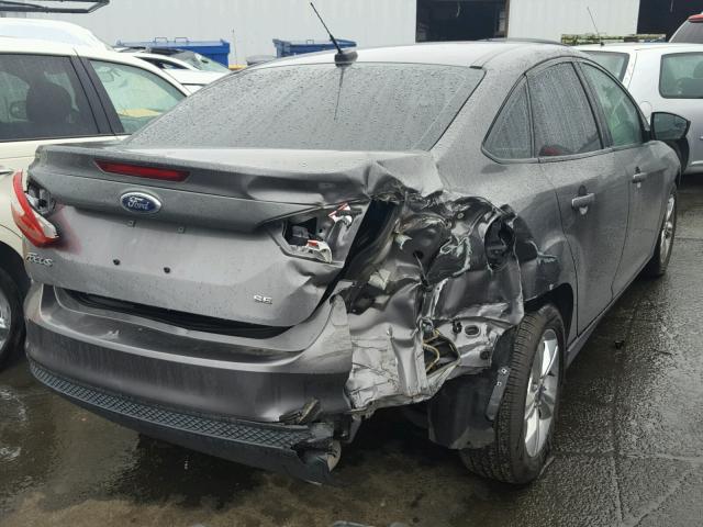 1FADP3F25DL340682 - 2013 FORD FOCUS SE GRAY photo 4