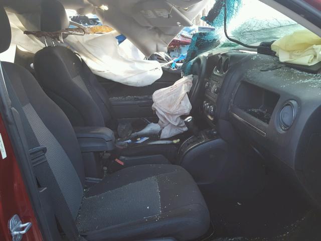 1J4NF1FB5BD219139 - 2011 JEEP COMPASS SP BURGUNDY photo 5