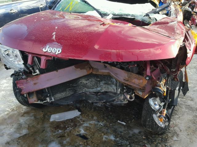 1J4NF1FB5BD219139 - 2011 JEEP COMPASS SP BURGUNDY photo 7