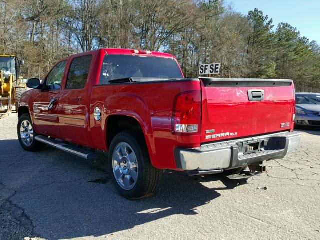 3GTP1VE08BG119821 - 2011 GMC SIERRA C15 RED photo 3