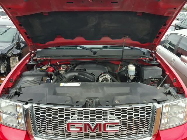 3GTP1VE08BG119821 - 2011 GMC SIERRA C15 RED photo 7