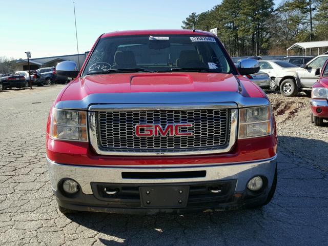 3GTP1VE08BG119821 - 2011 GMC SIERRA C15 RED photo 9