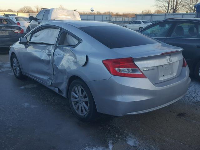 2HGFG3B87CH510230 - 2012 HONDA CIVIC EX SILVER photo 3