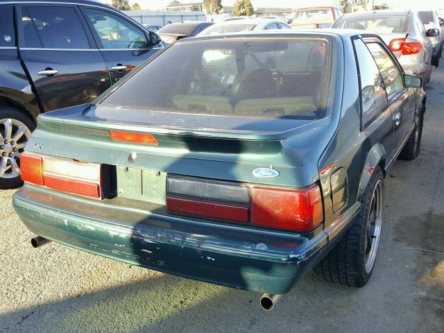 1FACP41E2NF155301 - 1992 FORD MUSTANG LX GREEN photo 4