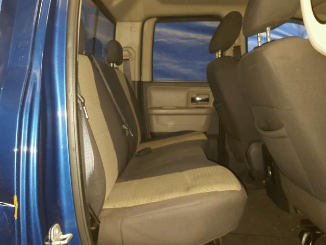 1D7RV1GP4AS106738 - 2010 DODGE RAM 1500 BLUE photo 6