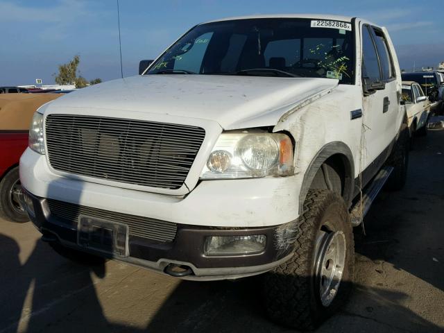 1FTPW14564KD06574 - 2004 FORD F150 SUPER WHITE photo 2