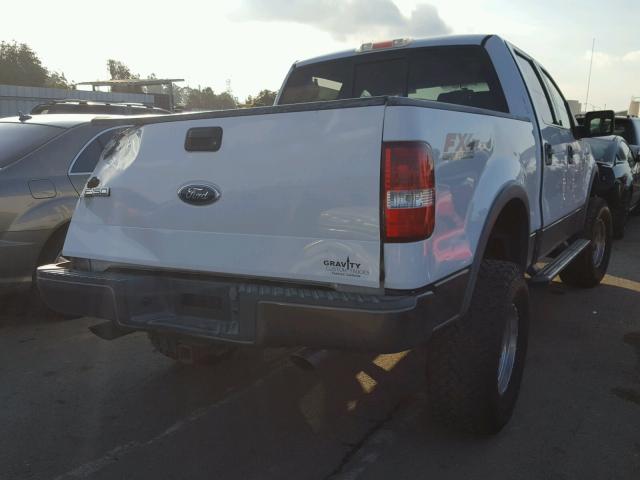 1FTPW14564KD06574 - 2004 FORD F150 SUPER WHITE photo 4