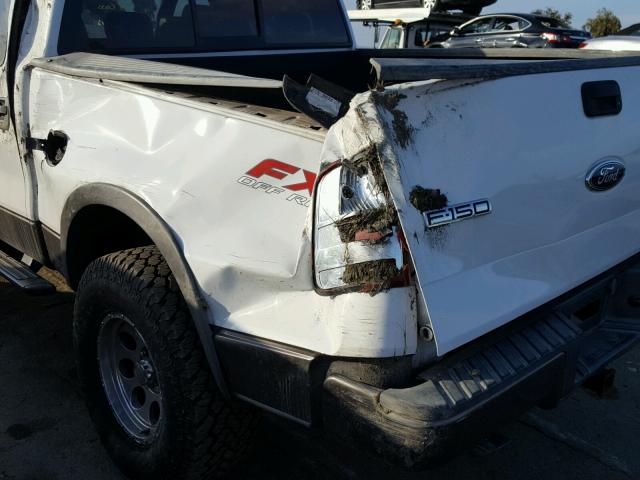 1FTPW14564KD06574 - 2004 FORD F150 SUPER WHITE photo 9