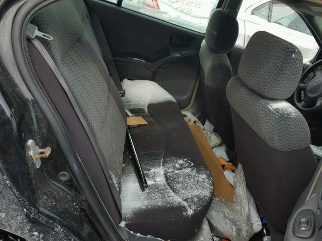 1G2NE52F04M654196 - 2004 PONTIAC GRAND AM S BLACK photo 6