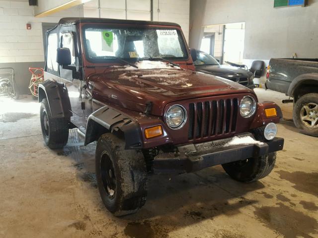 1J4FA29184P716845 - 2004 JEEP WRANGLER / RED photo 1