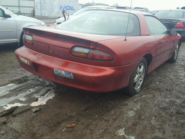 2G1FP22K5V2154119 - 1997 CHEVROLET CAMARO BAS RED photo 4