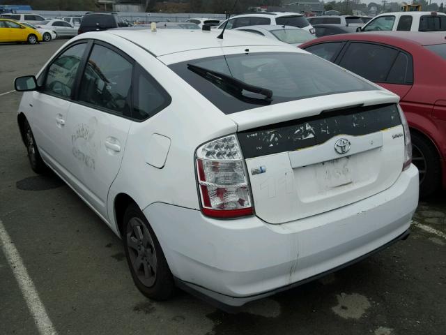 JTDKB20U667069258 - 2006 TOYOTA PRIUS WHITE photo 3