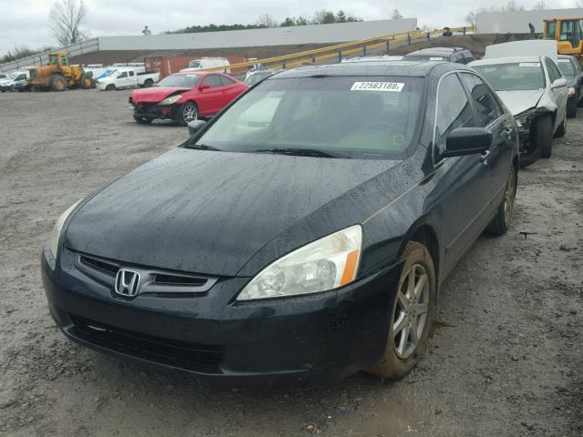 1HGCM66833A038940 - 2003 HONDA ACCORD EX BLACK photo 2