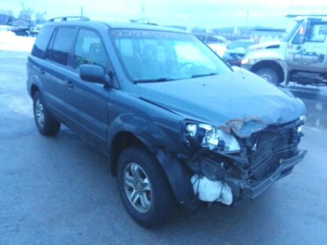 5FNYF18595B044353 - 2005 HONDA PILOT EXL GRAY photo 1